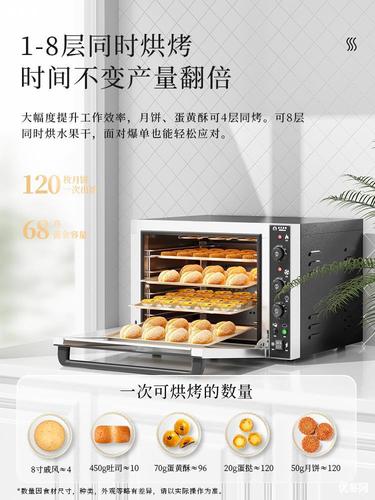新艾瑞斯ec01c风炉商用电烤箱热风大容量家用私房烘焙平炉二合一